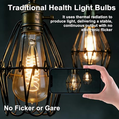 Warm Incandescent Light Bulbs 60 Watt