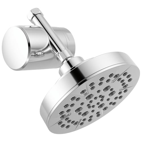 8 Setting Shower Head Brushed Nickel with Clarifi Standard Shower Filter Attachment with Filter