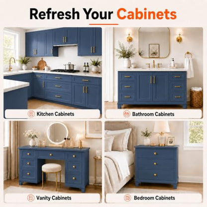 Cabinet Paint (Blue Gray / 32 Fl Oz (Pack of 1))