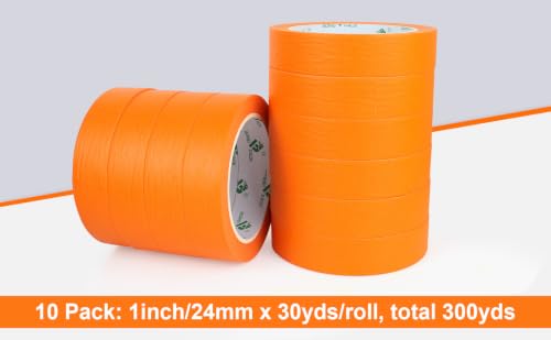 Orange Painters Tape 1 Inch (Orange)