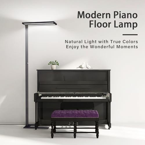 76" Led Floor Lamp (Black)