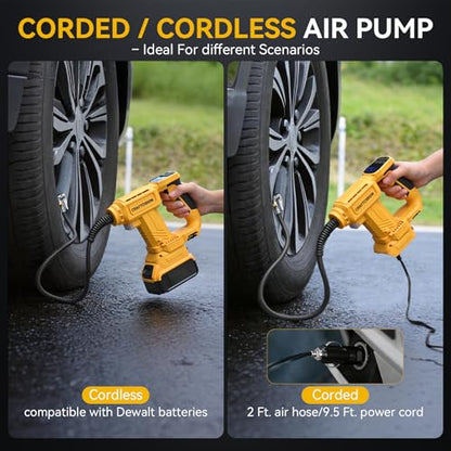 Cordless Tire Inflator Air Compressor