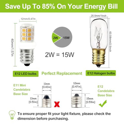 E12 C7 Salt Lamp Bulbs