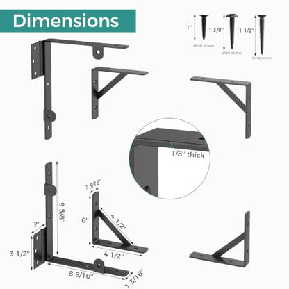 Anti Sag Wooden Gate Hardware Kit
