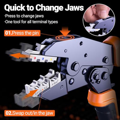 6 PCS Crimping Tool Set