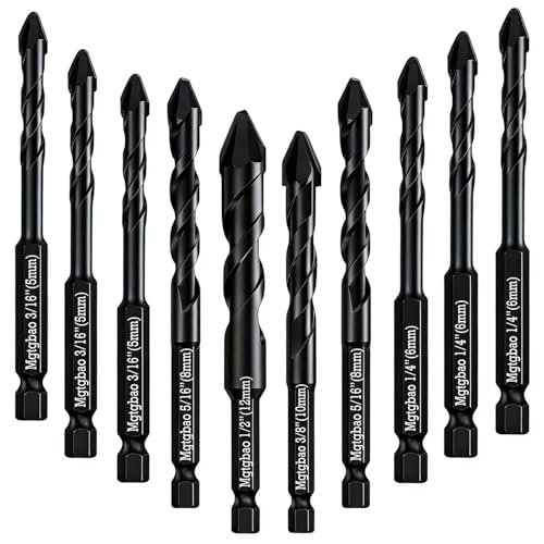 10PC Upgraded Concrete Drill Bit