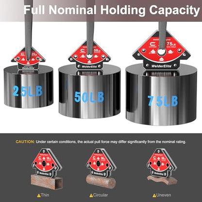 Welding Magnets Arrow Holder Set