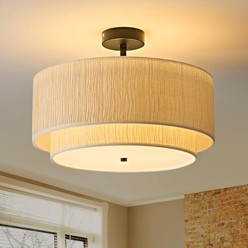 16" Semi Flush Mount Ceiling Light