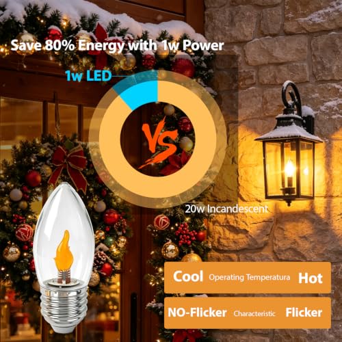 E26 Flame Effect Bulb