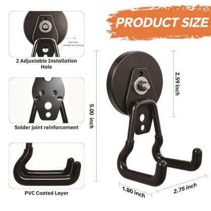 Heavy Duty Magnetic Garage Hooks