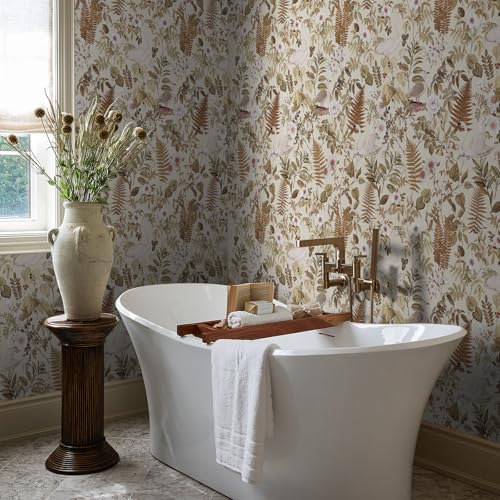 Wallpaper Peel and Stick Removable Renter Friendly Contact Paper Flower wall murals for Home Decor