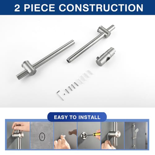 Shower Slide Bar with Adjustable 5