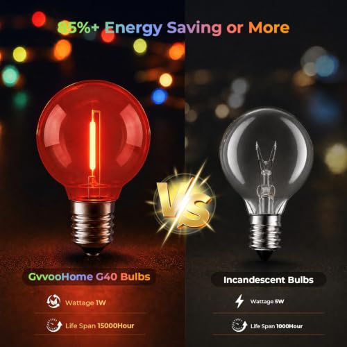 G40 LED Outdoor String Bulbs for Christmas