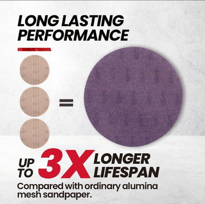 9 Inch Purple Ceramic Mesh Sanding Disc