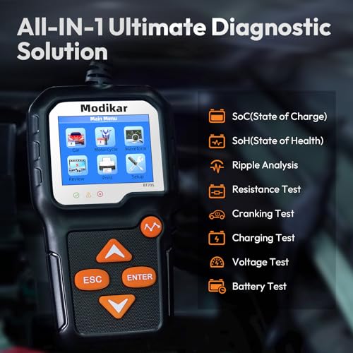 BT705 Car Battery Tester 6V 12V Load Tester