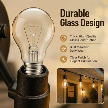 60 Watt Incandescent Light Bulbs