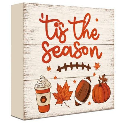 Fall Decorations for Home Wood Sign Fall Decor Shelf Decor