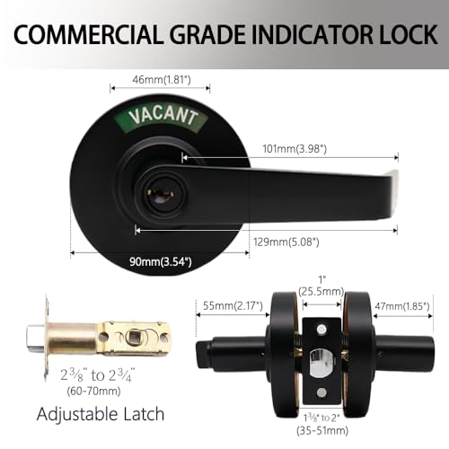Privacy Indicator Lock and Lever