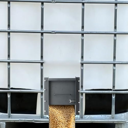 9"x9" Heavy‑Duty Manual Sliding Grain Gate Kit