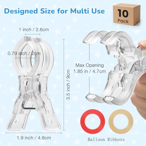 10 Pack Balloon Arch Clips Kit