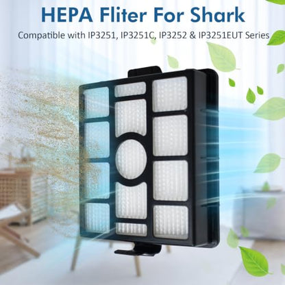HEPA Filter & Odor Neutralizer Cartridge Set for Shark PowerDetect Cordless Vacuum