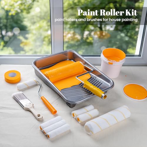 Paint Roller Kit with Extension Pole