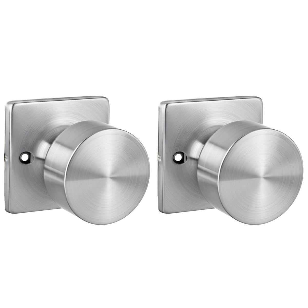 Brushed Nickel Dummy Door Knobs (Brushed Nickel)