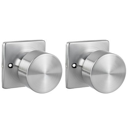 Brushed Nickel Dummy Door Knobs (Brushed Nickel)