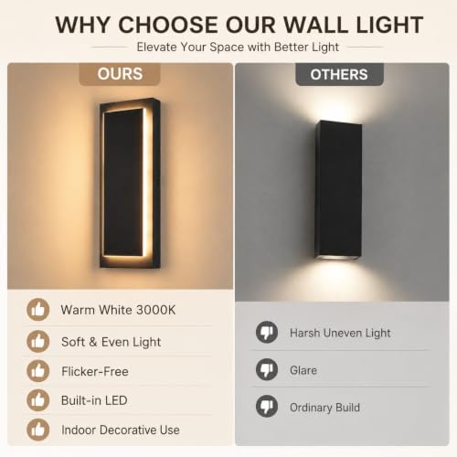 Modern LED Wall Sconces Aluminum Indoor Wall Mount Lamp