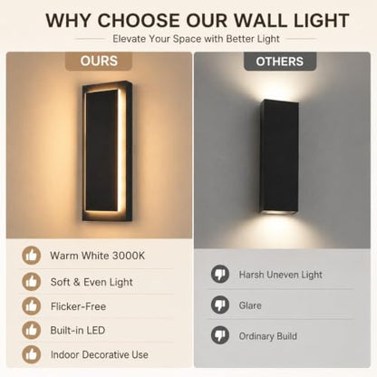 Modern LED Wall Sconces Aluminum Indoor Wall Mount Lamp
