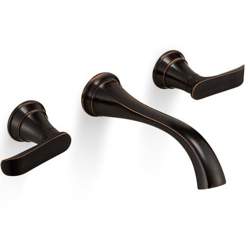 Oil Rubbed Bronze Wall Mount Tub Faucet (Oil Rubbed Bronze - Antique)