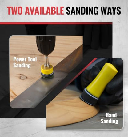 Assorted Hook and Loop Sandpaper