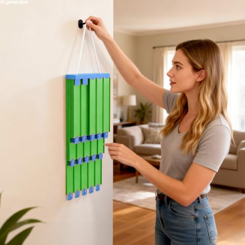 Wall Mounted Track Storage Organizer Compatible with Hot Wheels Race Tracks