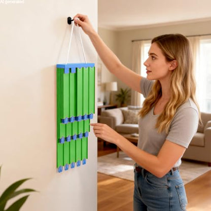 Wall Mounted Track Storage Organizer Compatible with Hot Wheels Race Tracks