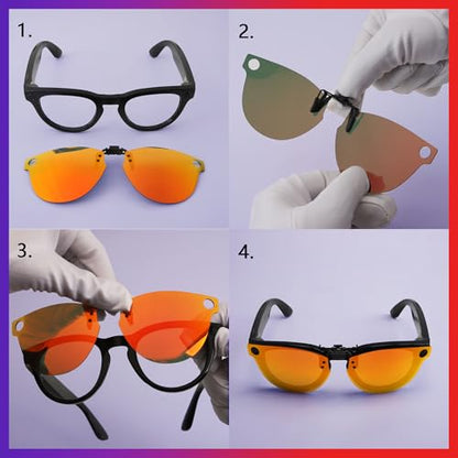 Polarized Flip up Clips for Ray