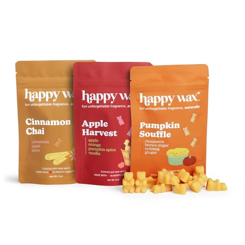 Fall Scented Soy Wax Melts 6oz Variety Pack