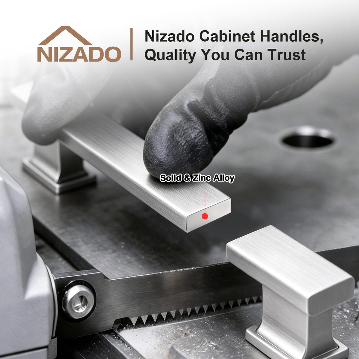 5 Inch Brushed Nickel Cabinet Pulls Kitchen Cabinet Handles (5 Inch (128mm) Hole Center / Bruhed Nickel)