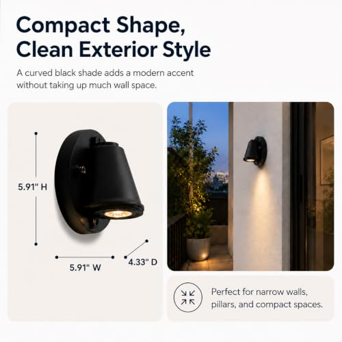 Dusk to Dawn Outdoor Wall Sconce