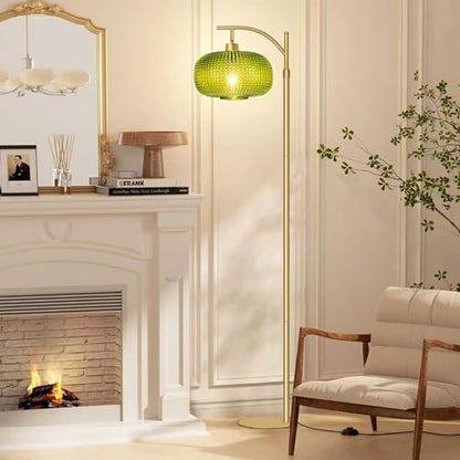 Glass Floor Lamp for Living Room