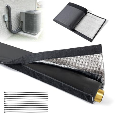 5 Layers HVAC Copper Pipe Insulation Wrap Cover 78.7x10.63inch