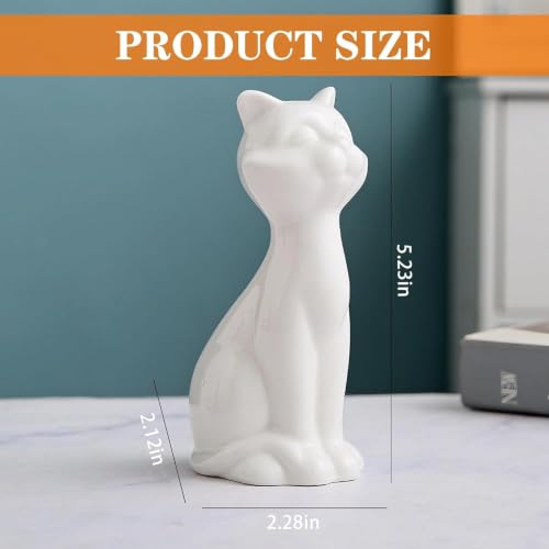2Pcs Cute CatShaped Toilet Bolt Caps