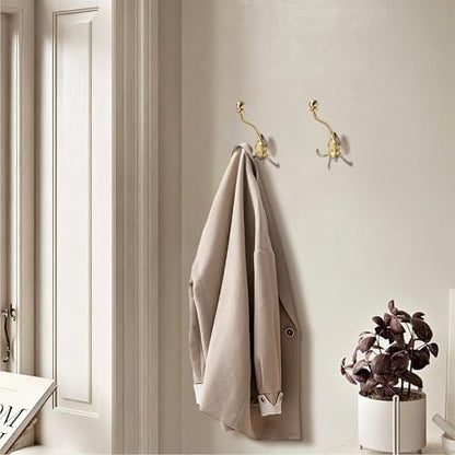 Coat Hooks Towel Hooks Robe Hooks Decorative Wall Hooks for Bathroom Bedroom Kitchen Towel Robe Bathroom Hardware