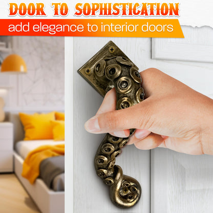 Octopus Door Handle (Bronze)