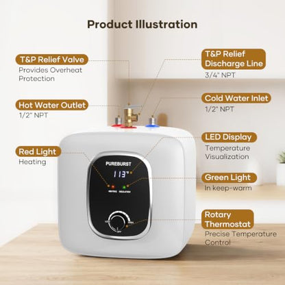 1500W Electric Under Sink Water Heater