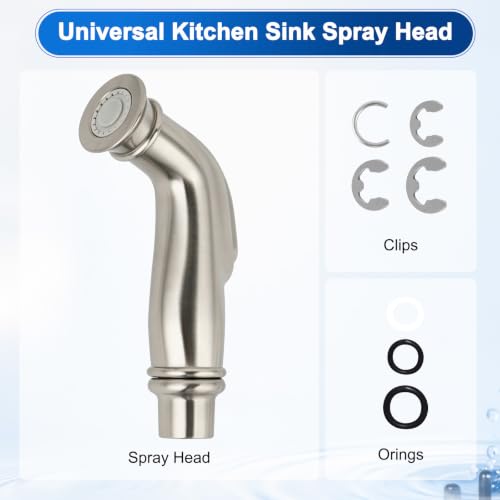 Universal Kitchen Side Sprayer Compatible with Moen Faucet