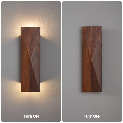 Walnut Stone wall lamp