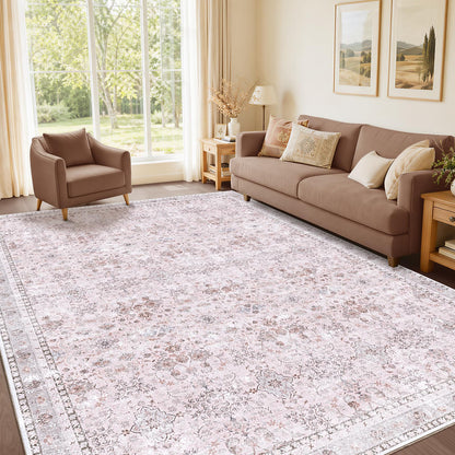4x6 Area Rugs (Pink / 4' x 6' (Rectangular))