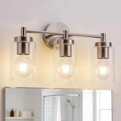3 Light Vanity Lights for Bathroom Over Mirror