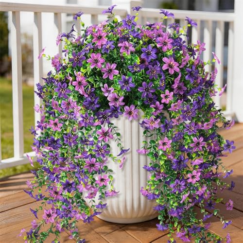 Artificial Fake Hanging Flowers Plants for Outdoor Summer Decoration