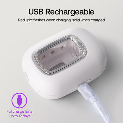 UV Toothbrush Sanitizer Holder (White)